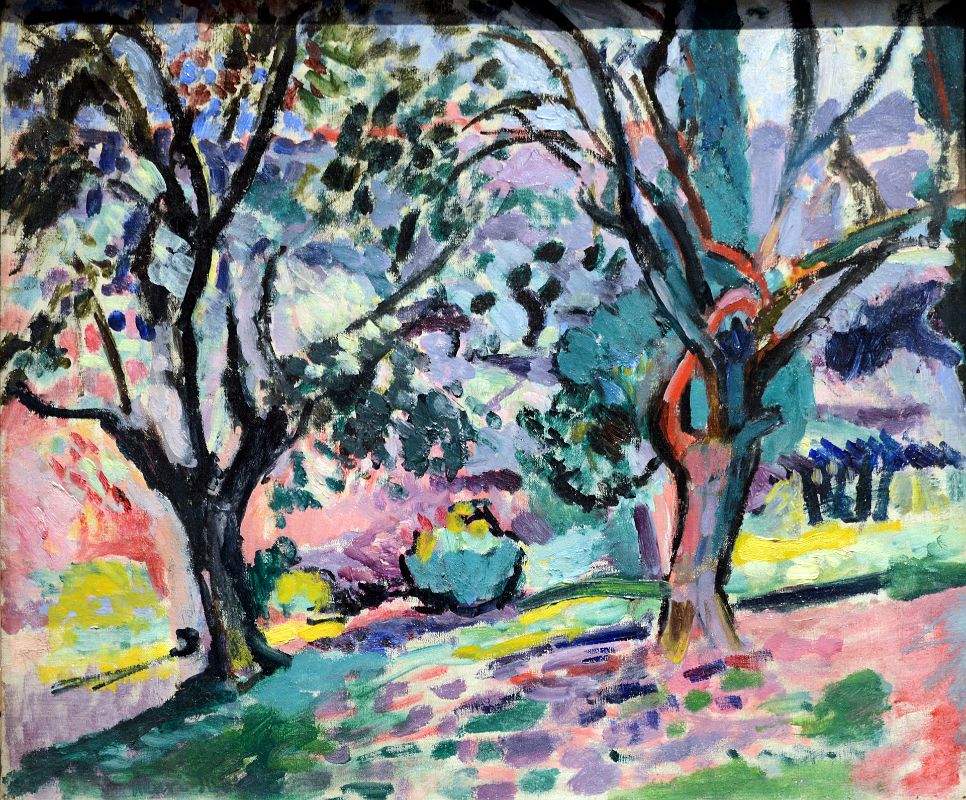 04E Promenade among the Olive Trees - Henri Matisse 1905-06 - Robert Lehman Collection New York Metropolitan Museum Of Art